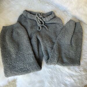 SKIMS Gray Fleece Joggers